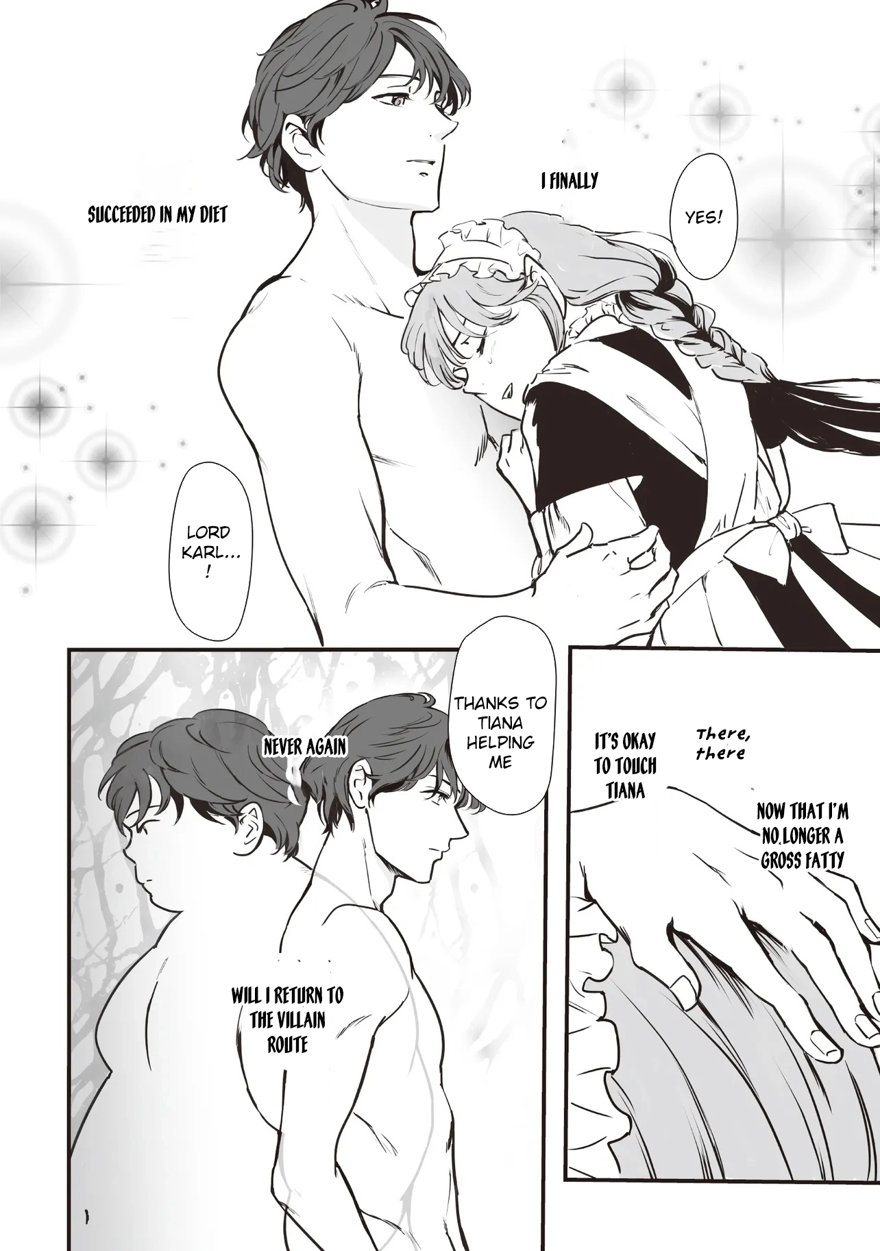 "Reborn as a Fat Villain Noble in an Eroge , Losing Weight and Avoiding Ruin for a Slow Life. Chapter 5 Page 8